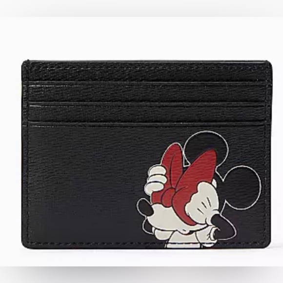 Disney X Kate Spade New York Minnie Mouse Card Holder | Wallet - Picture 1 of 3